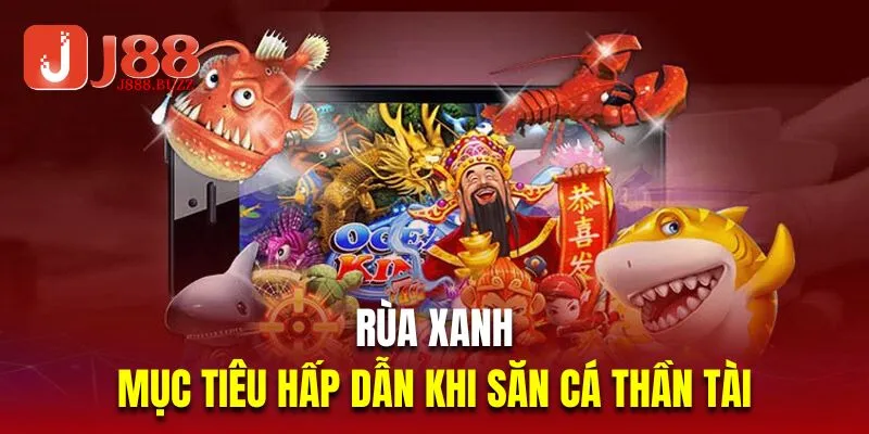 Rùa xanh là mục tiêu hấp dẫn khi săn cá thần tài